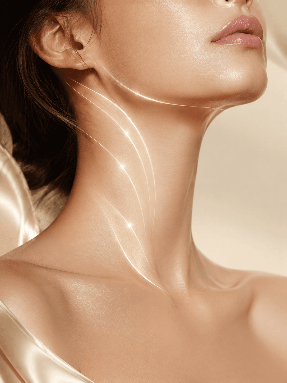 Neck and jawline tightening